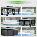 14'x20' Hardtop Gazebo with Resin Roof by HouseOfZazla