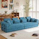Modern L-Shape Modular Sectional Sofa, Compressed Design by HouseOfZazla
