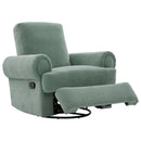 Manual Swivel Recliner Rocker Chair With Adjustable Backrest by HouseOfZazla