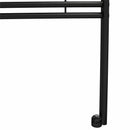 Vance - Computer Desk With Fluted Glass Desktop - Black by HouseOfZazla