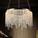 16-Inch Luxury Crystal LED Chandelier