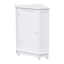 Bathroom Cabinet Triangle Corner Storage Cabinet With Adjustable Shelf Modern Style by HouseOfZazla