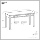 Amherst - Desk - Hickory Brown by HouseOfZazla