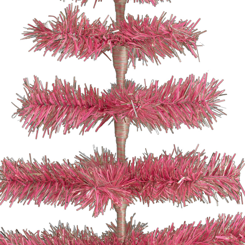 Pink & Silver Firework Christmas Tree