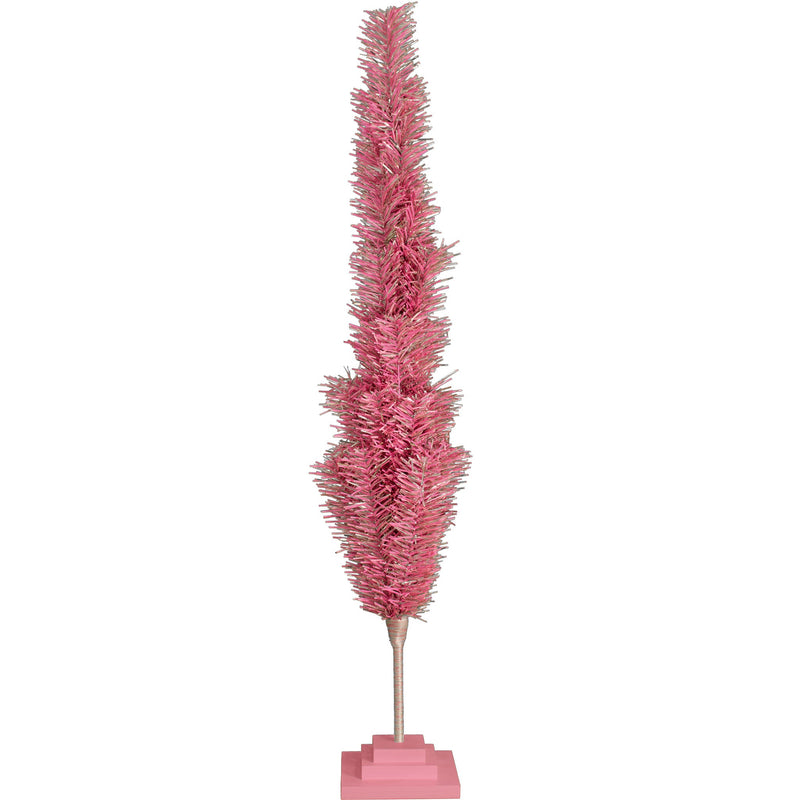 Pink & Silver Firework Christmas Tree