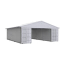 [36X40FT] Alora Heavy-Duty Weather-Resistant Galvanized Steel Container Roof Kit [No Containers] (SAK37491) by SAKSBY WHOLESALE