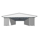 [36X40FT] Alora Heavy-Duty Weather-Resistant Galvanized Steel Container Roof Kit [No Containers] (SAK37491) by SAKSBY WHOLESALE