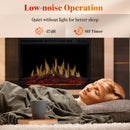 37 Inch Electric Fireplace Insert Adjuatble Flame Colors 939BXB