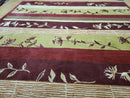 8' X 11' Tibetan Nepal Art Deco Hand Knotted Wool Rug Modern Contemporary Nice