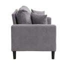 Modern Upholstered Loveseat Sofa, High Resilience by Unique Piece Furniture