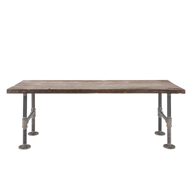 RESTORE Trail Brown Solid Live Edge Wood Accent Bench