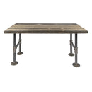 RESTORE Boulder Black Solid Wood Coffee Table by PIPE DECOR