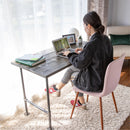 RESTORE Boulder Black Solid Wood Office Desk