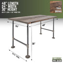 RESTORE Trail Brown Solid Wood Office Desk