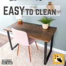 Skyline Trail Brown Solid Wood Desk with 28 in. Landscape Legs by PIPE DECOR
