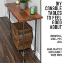 RESTORE Sunset Cedar Solid Live Edge Wood Console Table