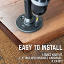 RESTORE Sunset Cedar Solid Live Edge Wood Console Table