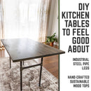 RESTORE Riverstone Grey Solid Wood Dining Table