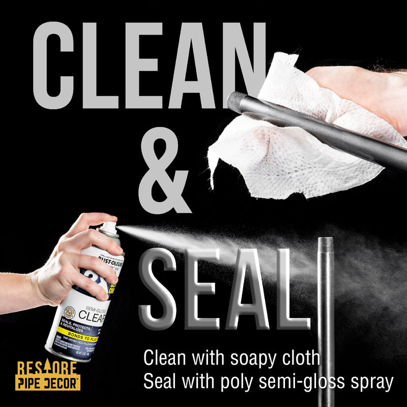 24 in. Wall Mounted Clothing Rack with Wood Shelf, Boulder Black