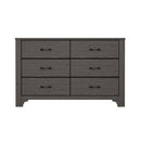 6 Drawer Dresser - Brown by HouseOfZazla