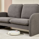 Loveseat Sofa Small Couch For Living Room, Sherpa Fabric Upholstered Loveseat Sofa Couch, Small Loveseat Sofa For Apartment, Bedroom