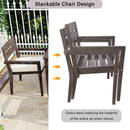 U_Style 7 Pieces Acacia Wood Outdoor Dining Set with Cushions by HouseOfZazla