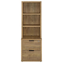 Geary - 3 Shelf Bookcase With USB Charging And Lockable Top Drawer by HouseOfZazla