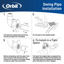 1/2" x 3/4" Blu-Lock Swing Joint 37268