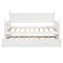 Twin Size Daybed & Twin Size Trundle - White