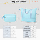 2 Piece Luggage Set With Bags Expanable Spinner Wheels ABS Lightweight Suitcase With Tsa Lock 20" / 24" by HouseOfZazla