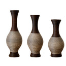 Tall Designer Floor Vase With Elegant 2 Tone
