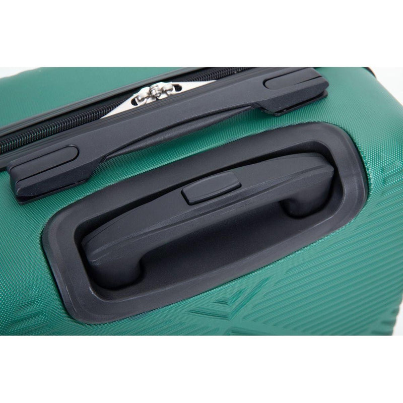 2Piece Luggage Sets ABS Lightweight Suitcase, Spinner Wheels, (20/14) DARK GREEN