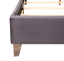 Upholstered Nailhead Trim Chic Bed by Unique Piece Furniture