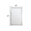 Nysa Mirrored & Faux Crystals Accent Mirror