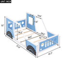 Classic Car Shaped Platform Bed With Wheels