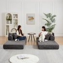 Convertible Sleeper Sofa Bed With Cylindrical Pillow by HouseOfZazla