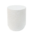 Outdoor Terrazzo Concrete Drum End Table