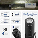 C3 Flashlight 1200 High Lumens Rechargeable Flashlight