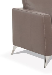 Malaga Leather Accent Chair, photo 4 of 5