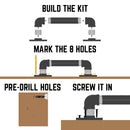 3/4 in. Square Barn Door Handle - 11 in. L