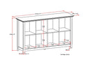 Amherst - Cube Storage Bookcase by Unique Piece Furniture