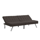 Modern Sofa Bed With Wood Frame And Stainless Legs by HouseOfZazla