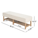 Rectangular Upholstered Storage Bench by HouseOfZazla