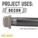 3/4 in. Black Square Cap