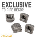 3/4 in. Black Square Cap