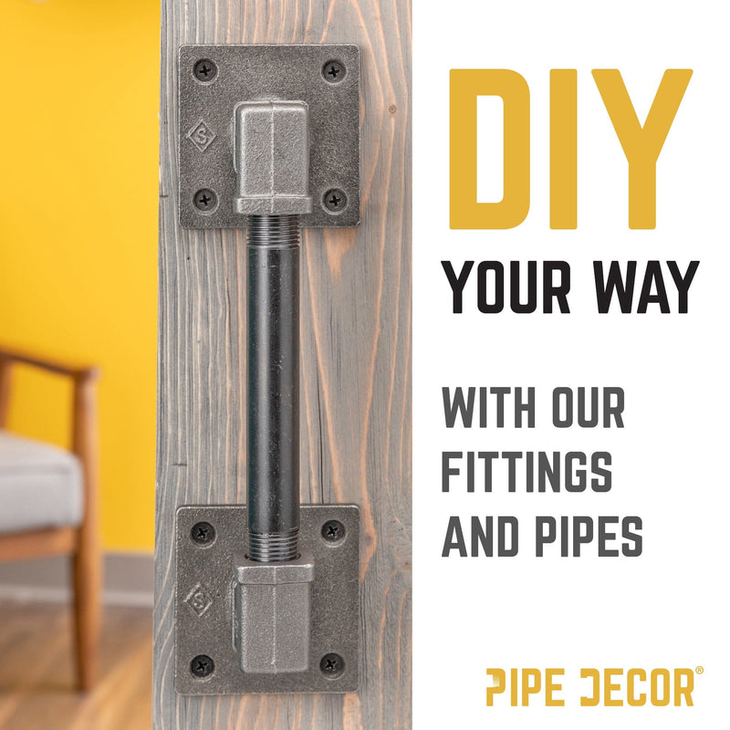 3/4 in. Black Square 90 Degree Elbow