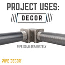 3/4 in. Black Square 90 Degree Elbow