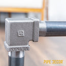 3/4 in. Black Square 90 Degree Elbow