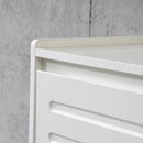 31'Multi-Functional Shoe Cabinet with Wall Cabinet, Narrow Shoe Rack Storage Organizer with 2 Flip Drawers Versatile Side Cabinet for Hallway, Bedroom, Apartment, White