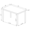 Rectangle Dining Table - Gray